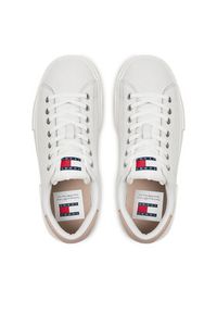 Tommy Jeans Sneakersy Tjw Foxing Flatform Sneaker EN0EN02567 Écru. Materiał: skóra #6