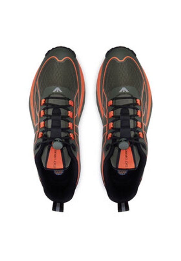 EA7 Emporio Armani Sneakersy X8X193 XK408 U249 Khaki. Kolor: brązowy. Materiał: materiał