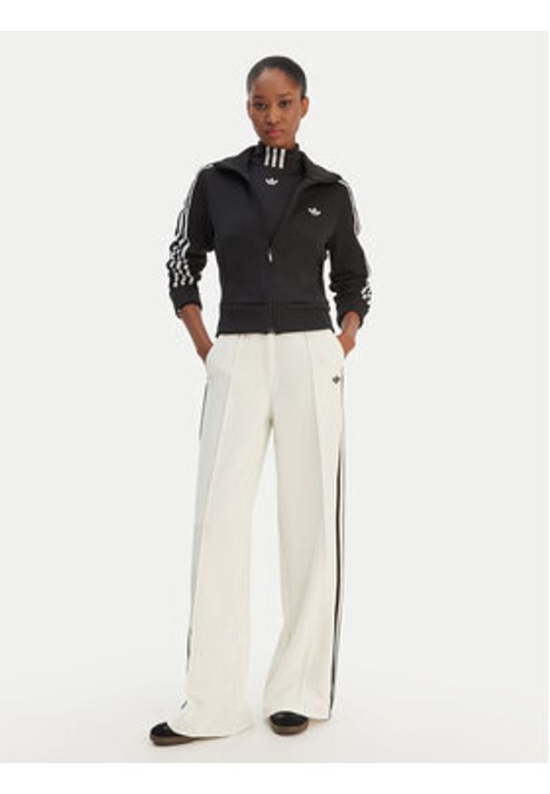 Adidas - adidas Bluza Firebird adicolor JY2613 Czarny Regular Fit. Kolor: czarny. Materiał: syntetyk