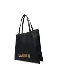Love Moschino - LOVE MOSCHINO Torebka JC4020PP1NKD0000 Czarny. Kolor: czarny. Materiał: skórzane #4