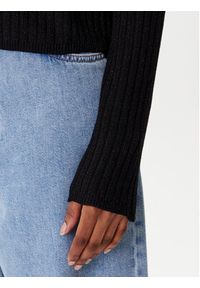 Morgan Kardigan 252-MIZOR Czarny Slim Fit. Kolor: czarny. Materiał: wiskoza #3