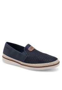 Rieker Espadryle B2366-14 Niebieski. Kolor: niebieski. Materiał: materiał