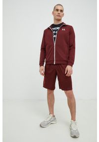 Under Armour bluza. Kolor: czerwony. Materiał: materiał. Wzór: gładki #2