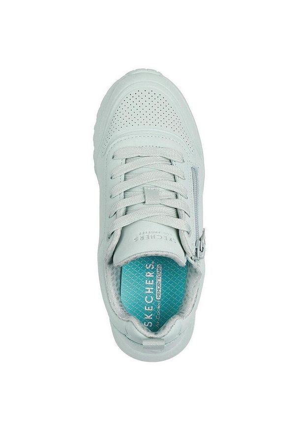 skechers - Adidasy Skechers Uno Lite - Easy Zip, Dzieci. Kolor: niebieski. Materiał: materiał, syntetyk. Szerokość cholewki: normalna. Sport: turystyka piesza
