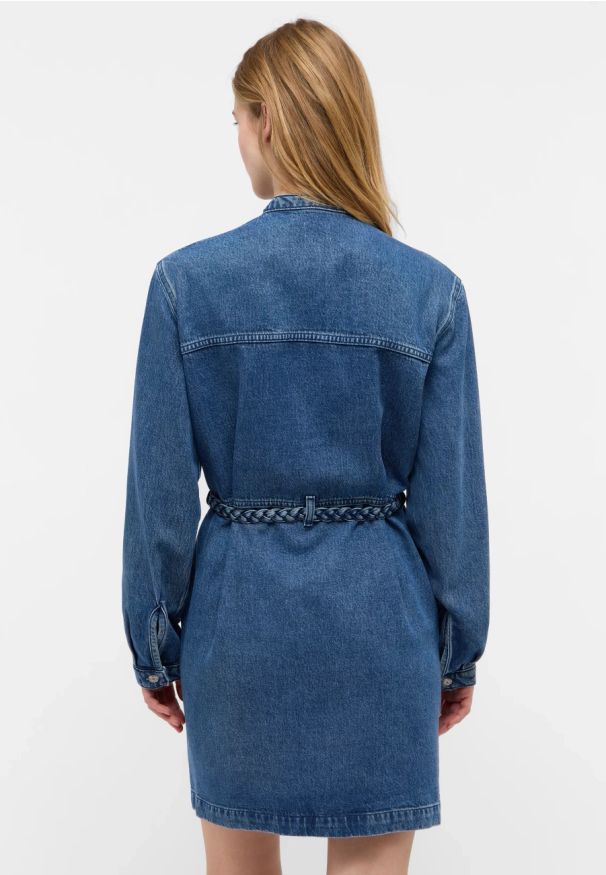 Damska Sukienka Mini Mustang Style Paola Dress Denim Blue 1015586 5000 500. Materiał: denim. Długość: mini