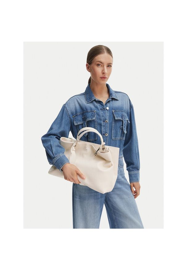 Torebka Emporio Armani. Kolor: kremowy