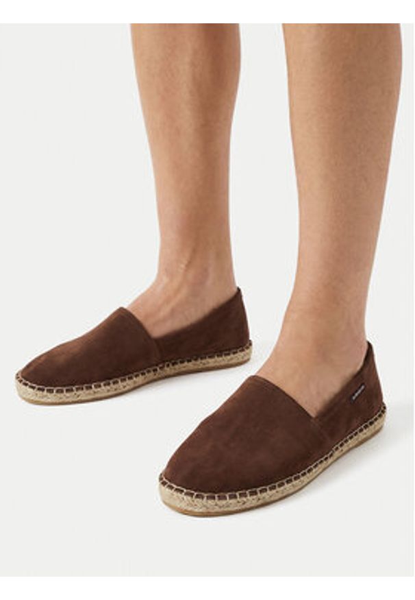 Quiksilver Espadryle EOHP-BARREL-01 Brązowy. Kolor: brązowy. Materiał: materiał