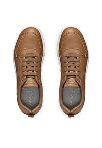 Geox Sneakersy U Spherica U55BYA 00046 C6018 Brązowy. Kolor: brązowy. Materiał: skóra