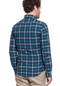 Wrangler - KOSZULA MĘSKA W KRATĘ WRANGLER LS 1PKT BDOWN SHIRT BLUE DEPTHS W5F3BMXJY. Kolor: niebieski #8