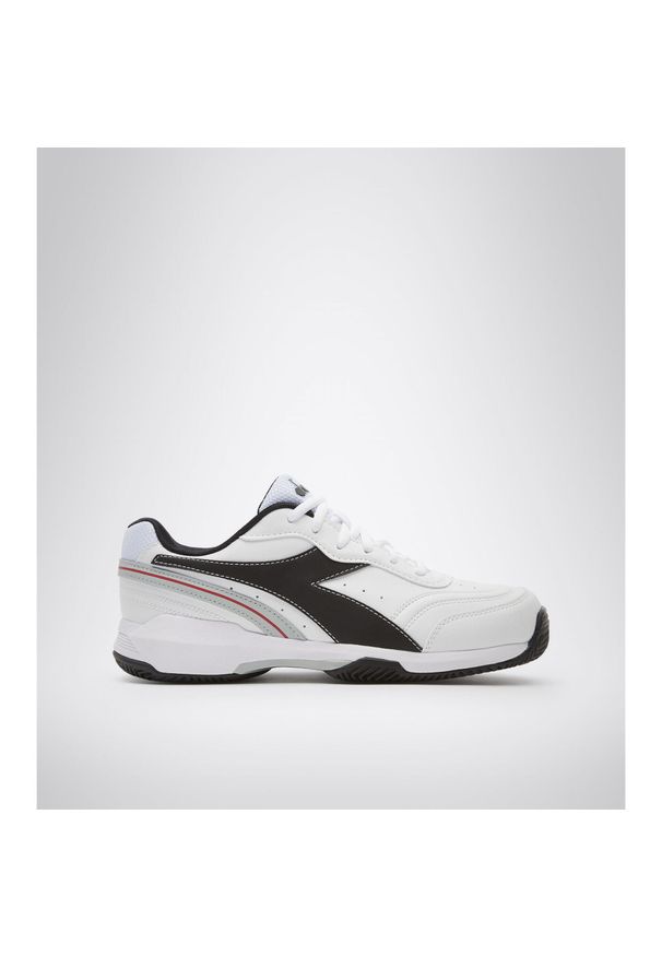 Buty do tenisa męskie Diadora S.CHALLENGE 4 SL clay white/black. Kolor: biały, czarny, wielokolorowy. Sport: tenis