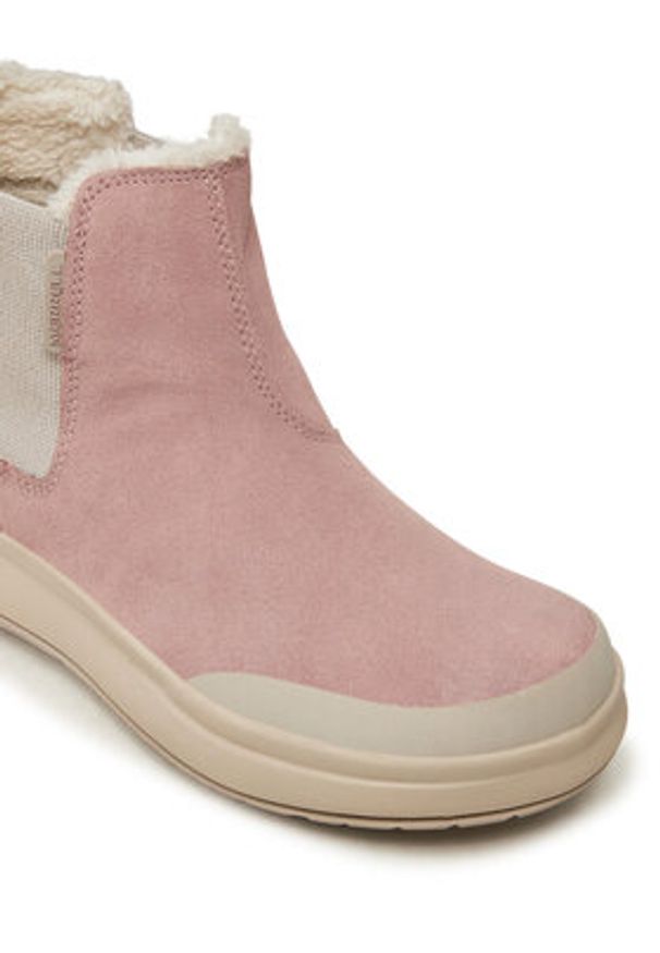 Merrell Botki Marquette Thermo Pull On Wp J007486 Różowy. Kolor: różowy. Materiał: zamsz, skóra