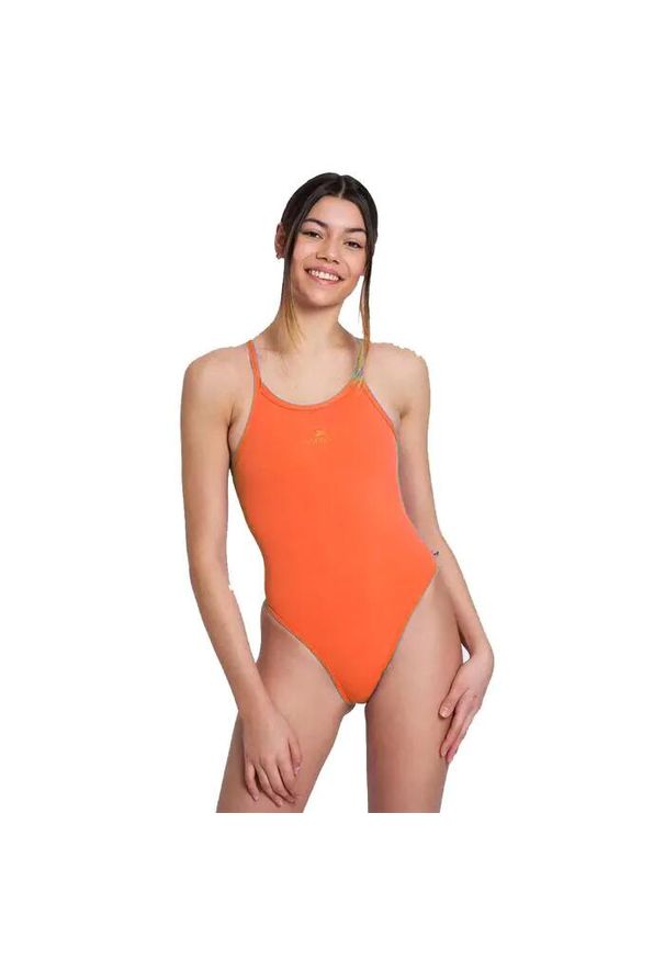 TURBO - Strój do pływania Turbo Kraken Comfort. Kolor: żółty, pomarańczowy, wielokolorowy