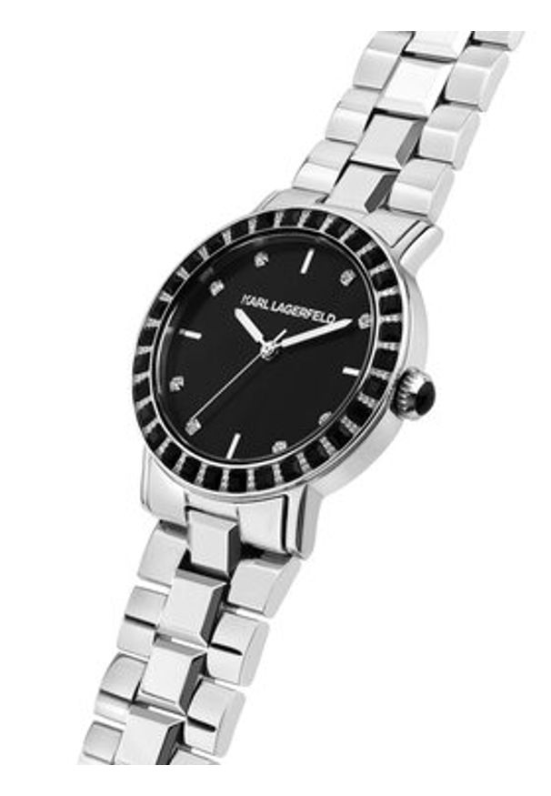 Karl Lagerfeld - KARL LAGERFELD Zegarek R0553100510 Srebrny. Kolor: srebrny
