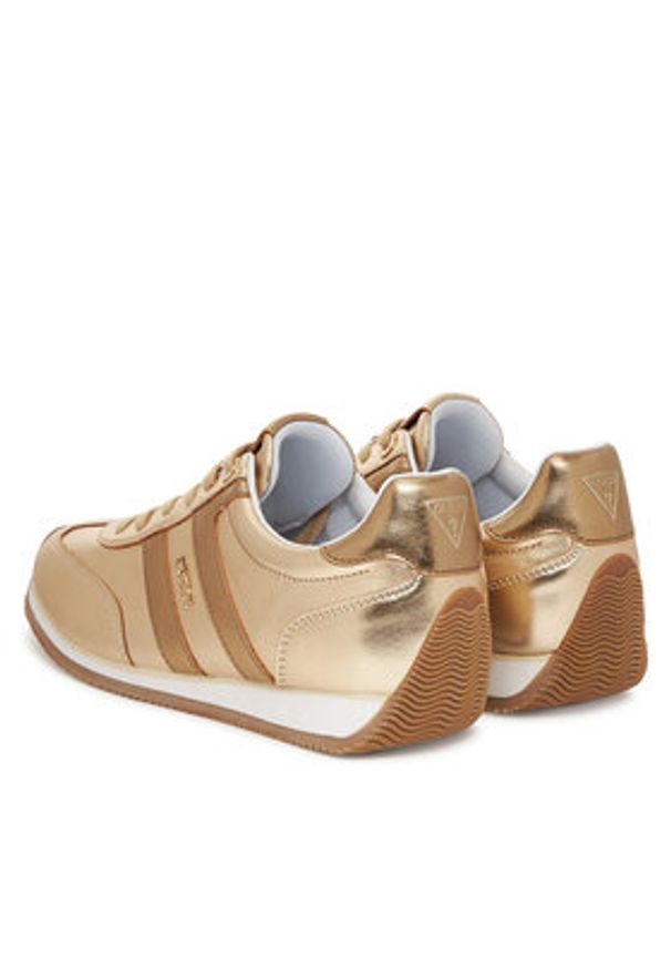Guess Sneakersy FLTSAP LEM12 Złoty. Kolor: złoty. Materiał: skóra