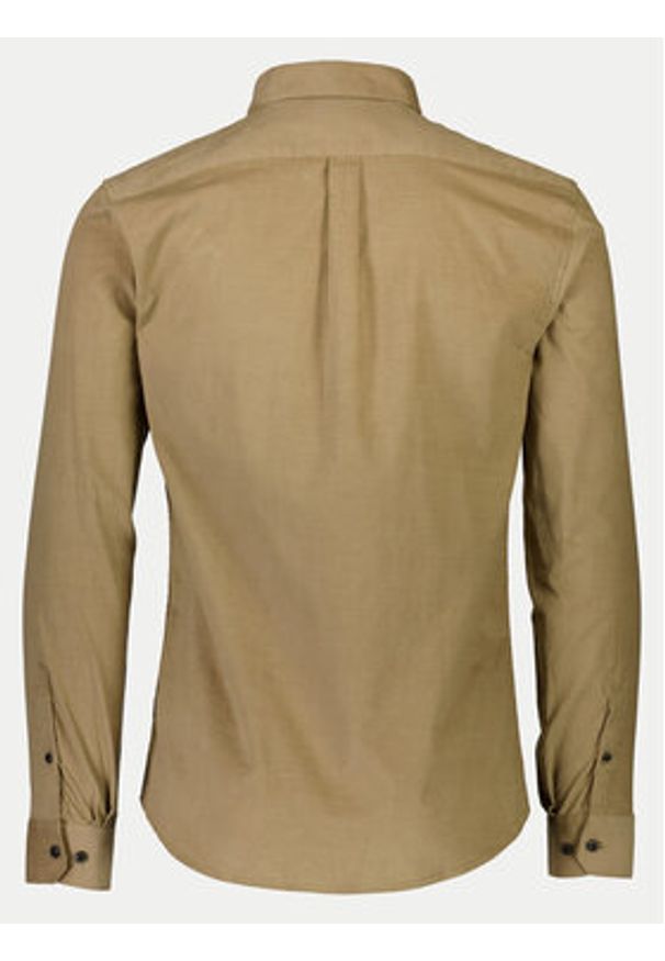 Lindbergh Koszula 30-203248A Beżowy Relaxed Fit. Kolor: beżowy. Materiał: bawełna