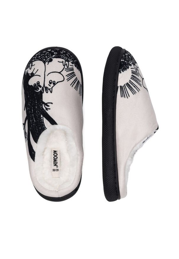 Moomin Kapcie AW24-233MMN Beżowy. Kolor: beżowy. Materiał: materiał