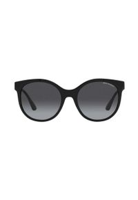 Armani Exchange okulary przeciwsłoneczne damskie kolor czarny. Kolor: czarny