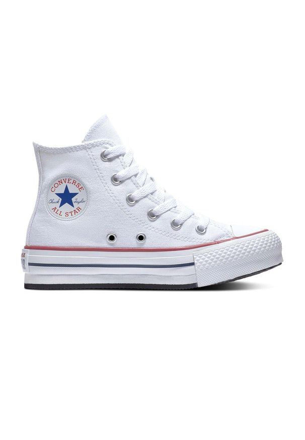 Buty sportowe Casual Dziecięce Converse All-Star Lift High Biały. Okazja: na co dzień. Kolor: biały. Styl: casual, sportowy