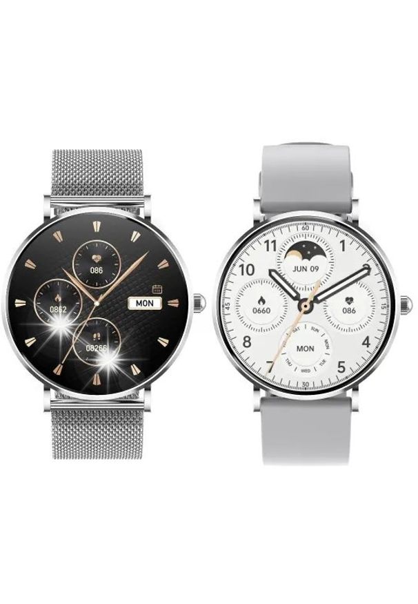 Smartwatch Tracer Smartwatch TRACER SMK12 Stellar Zegarek damski Cykl menstruacyjny Sportowy. Rodzaj zegarka: smartwatch. Styl: sportowy