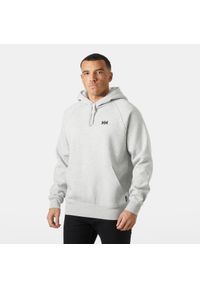 Bluza z kapturem Helly Hansen Elevate. Typ kołnierza: kaptur. Kolor: szary. Materiał: bawełna. Wzór: haft #1