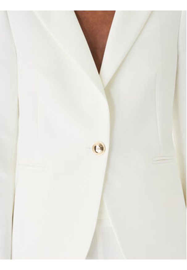 Rinascimento Marynarka CFC0128640003 Biały Regular Fit. Kolor: biały. Materiał: syntetyk