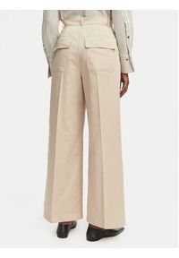 Marella Spodnie palazzo Aceri 2615131071 Beżowy Wide Leg. Kolor: beżowy. Materiał: syntetyk #2