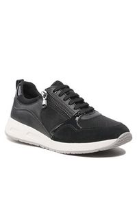 Geox Sneakersy D Bulmya A D35NQA 0BC14 C9999 Czarny. Kolor: czarny. Materiał: materiał