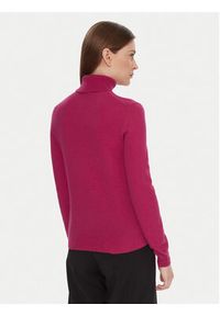 United Colors of Benetton - United Colors Of Benetton Golf 1002D2348 Różowy Regular Fit. Typ kołnierza: golf. Kolor: różowy. Materiał: wełna #4