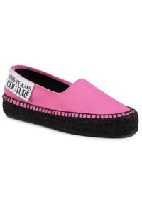 Versace Jeans Couture Espadryle E0VVBSJ2 Różowy. Kolor: różowy. Materiał: materiał