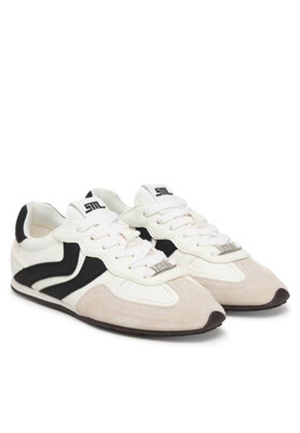 Steve Madden Sneakersy Abbi-Sm 11005187 Biały. Kolor: biały. Materiał: skóra, zamsz