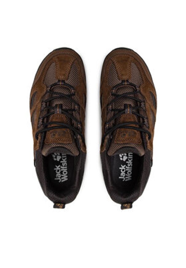 Jack Wolfskin Trekkingi Vojo 3 Texapore Low M 4042441 Brązowy. Kolor: brązowy. Materiał: zamsz, skóra. Sport: turystyka piesza