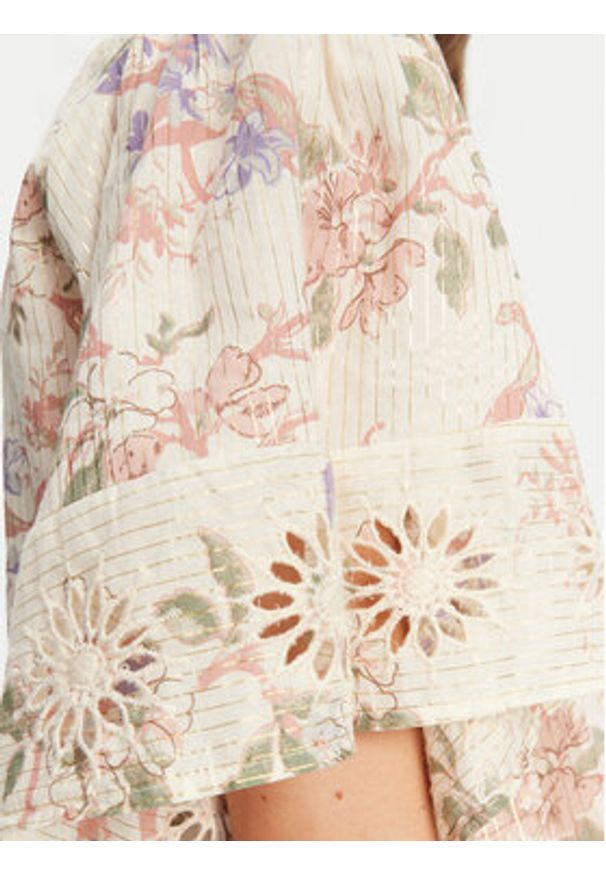 TwinSet - TWINSET Bluzka 251TT2156 Kolorowy Relaxed Fit. Materiał: bawełna. Wzór: kolorowy
