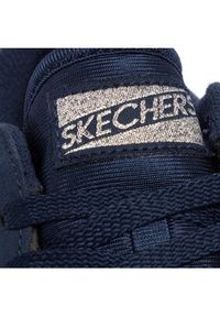 skechers - Skechers Sneakersy Goldn Gurl 111/NVY Granatowy. Kolor: niebieski. Materiał: materiał #8