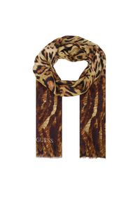 Guess Szalik AW5201 MOD03 Brązowy. Kolor: brązowy. Materiał: materiał #1