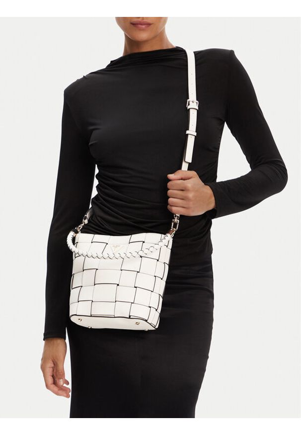 Guess Torebka Maylee HWWG96 61030 Biały. Kolor: biały. Materiał: skórzane