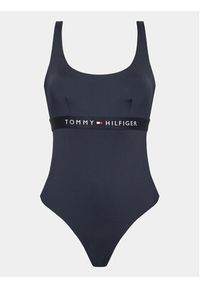 TOMMY HILFIGER - Tommy Hilfiger Strój kąpielowy UW0UW04126 Granatowy. Kolor: niebieski. Materiał: syntetyk #3