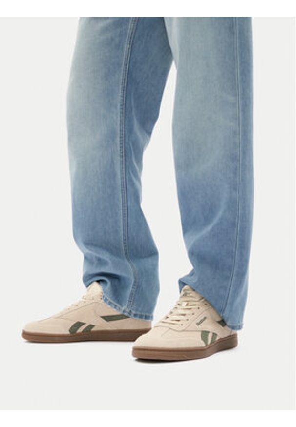 Reebok Sneakersy FORTE LOUNGER AR30252MTGT Beżowy. Kolor: beżowy. Materiał: skóra, zamsz