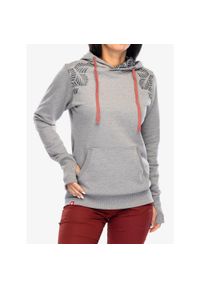 OCUN - Bluza z kapturem damska Ocun Hoodie. Typ kołnierza: kaptur. Kolor: szary