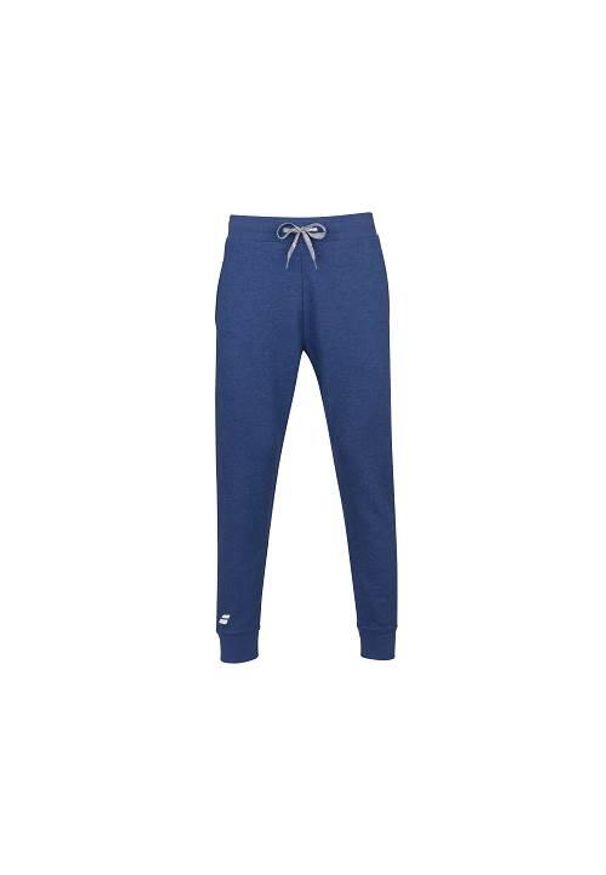 Spodnie sportowe damskie Babolat Exercise Club 2021. Kolor: niebieski. Materiał: bawełna, syntetyk, materiał. Długość: długie