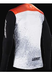 LEATT - Bluza rowerowa Leatt Jersey MTB Gravity 5.0. Kolor: biały. Materiał: jersey
