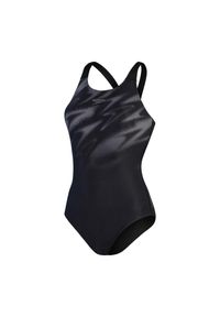 Strój kąpielowy damski Speedo Hyperboom Placement. Kolor: szary, wielokolorowy, czarny. Materiał: poliester #1