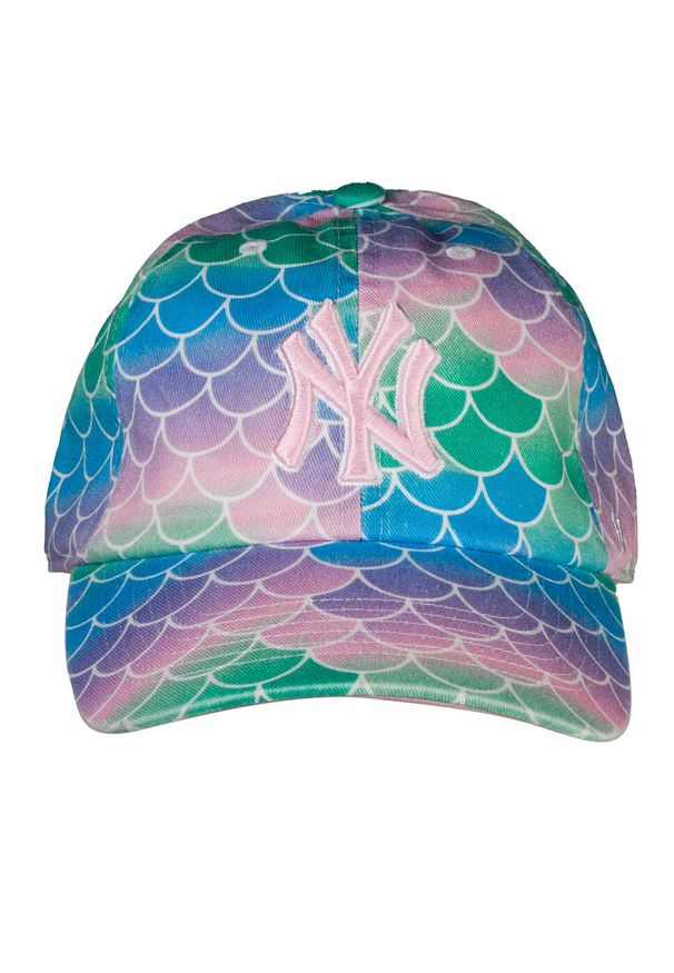 47 Brand - Czapka z daszkiem dziewczęca New York Yankees MVP 47 Clean Up Kids Cap. Kolor: wielokolorowy. Materiał: bawełna