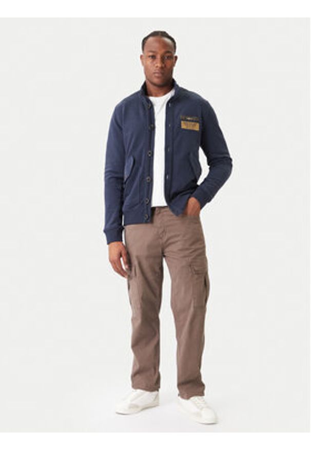 Aeronautica Militare Bluza 252FE2072UF00669 Granatowy Regular Fit. Kolor: niebieski. Materiał: bawełna