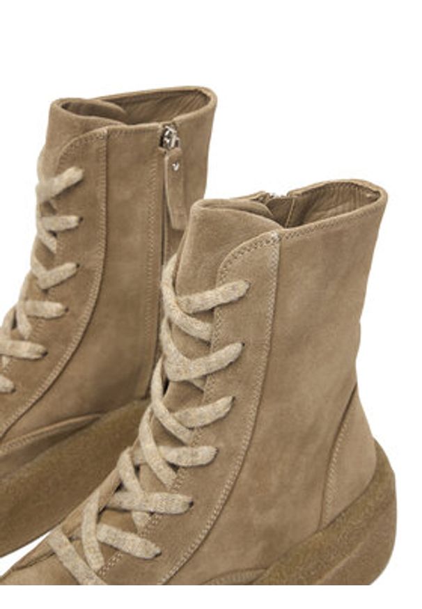 Vic Matié Trzewiki 1H4104D F04H010306 Brązowy. Kolor: brązowy. Materiał: zamsz, skóra