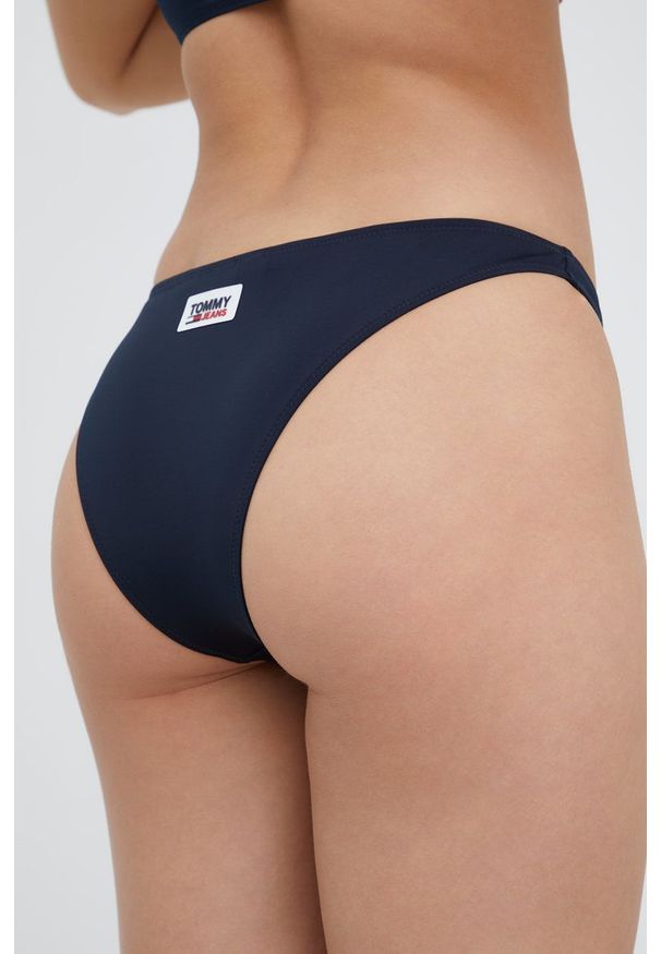 TOMMY HILFIGER - Tommy Hilfiger figi kąpielowe kolor granatowy. Kolor: niebieski. Materiał: poliester, materiał