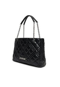 Love Moschino - LOVE MOSCHINO Torebka JC4145PP1NLA000B Czarny. Kolor: czarny. Materiał: skórzane #4