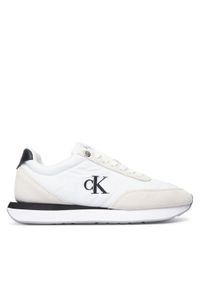 Calvin Klein Sneakersy Retro Runner Ess Mix Mat Wmn YW0YW01990 Biały. Kolor: biały. Materiał: materiał #1