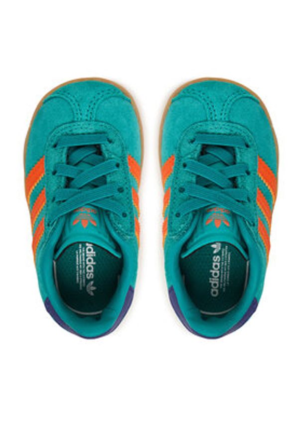 Adidas - adidas Sneakersy Gazelle Comfort Closure JR5940 Zielony. Kolor: zielony. Materiał: zamsz, skóra. Model: Adidas Gazelle
