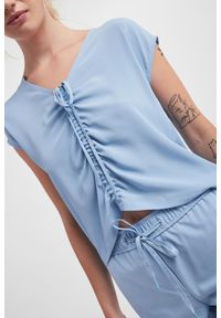 Marella - Bluzka damska jedwabna Ocean MARELLA MONOCHROME. Materiał: jedwab #3