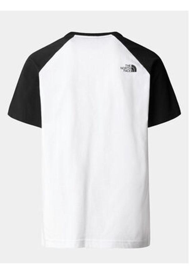 The North Face T-Shirt Easy NF0A87N7 Biały Regular Fit. Kolor: biały. Materiał: bawełna